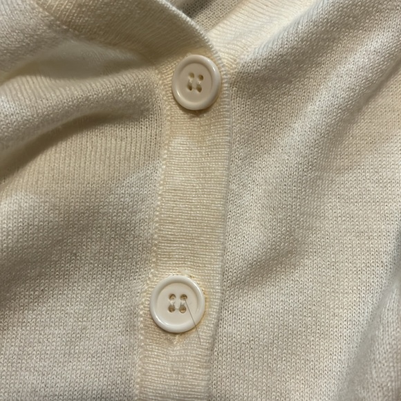 Forever 21 Boyfriend V-Neck Cream Cardigan - Picture 13 of 14